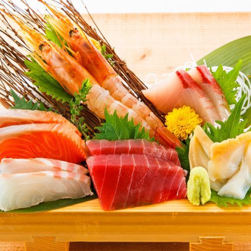 Fresh! Assorted sashimi (6 pieces)