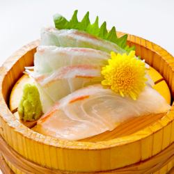 Sea bream sashimi/Araki-san's yellowtail sashimi