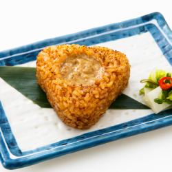 Grilled crab miso rice ball 1 piece