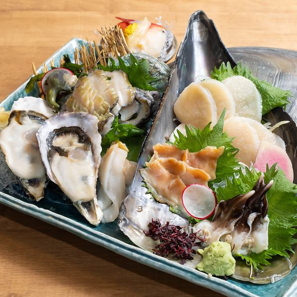 豪華貝尽くし盛り合わせ　2～4人前