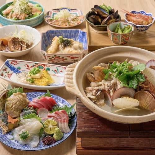 宴会におすすめ！飲み放題付きコース！
