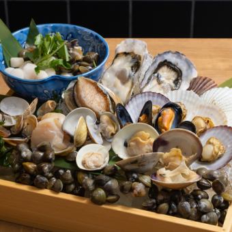 12월 낮의 연회 코스☆오이타 잡아 천게 떡걸이, 도미아라와 조개의 술찜이 붙은 유익 코스