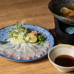 Clam and sea bream shabu-shabu