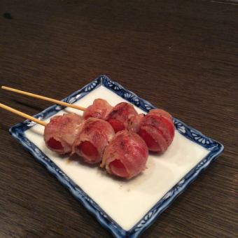tomato meat skewer