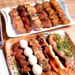 10 assorted skewers