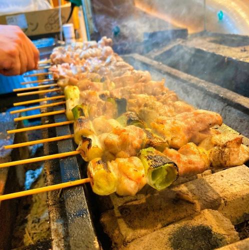 Delicious! Skewers grilled using a unique method