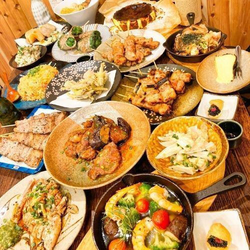 A unique and varied menu