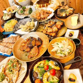 Caviar, Tsuma-jidori chicken, fresh fish, Wagyu beef, etc.! "Oda-chan Special Course" 9 dishes + (120 minutes all-you-can-drink) 6,500 yen