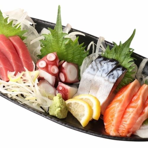 刺身四点盛り