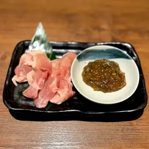韭菜味噌雞腿