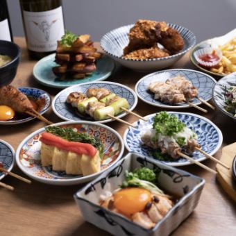 [A course where you can enjoy all of the seasonal delicacies at one time] ◆ 15 dishes total: 5,500 yen (tax included)