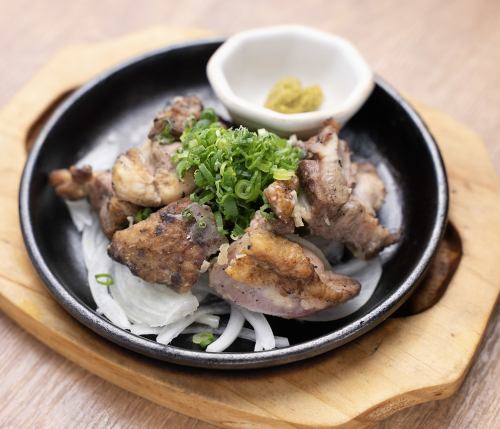 百日鶏のもも肉炙り焼き