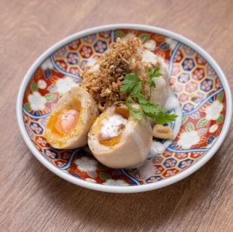 燻製半熟玉子のポテトサラダ