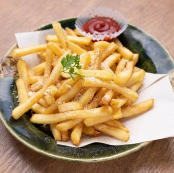 ポテトフライ　トリュフ風味のホイップバターのせ