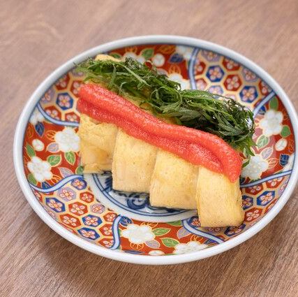 薩摩赤鶏玉子の明太子だし巻き