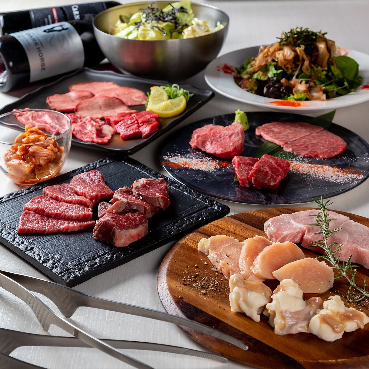 Completely private rooms available ◎ Wagyu beef yakiniku boasting high-quality meat and low-temperature cooking