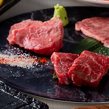 [120 minutes all-you-can-drink included] 3 types of lean Wagyu beef, grilled lean meat shabu-shabu, etc. [Extreme Course/all items 8,000 yen]