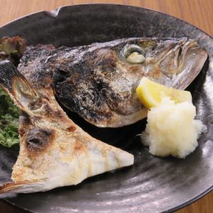 Grilled Brikama with salt