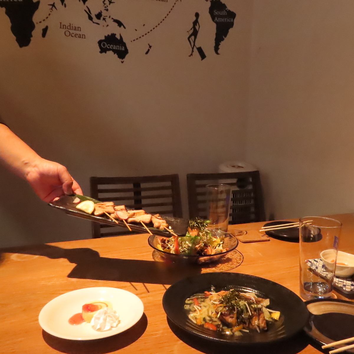 当店自慢のつくねをご賞味あれ♪