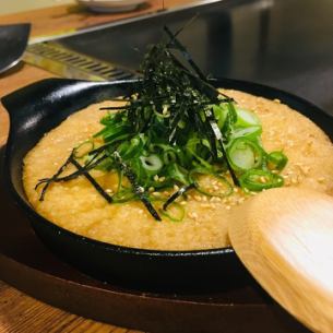 鉄板山芋とうふステーキ（四代目覚王山とうふ）／きのこバター焼き
