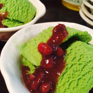 自家製 季節のクリームぜんざい
