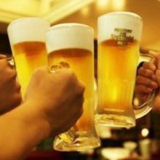 【平日限定】一杯ずつ丁寧に【生ビールあり１２０分単品飲み放題】お食事はお好きなものをご注文