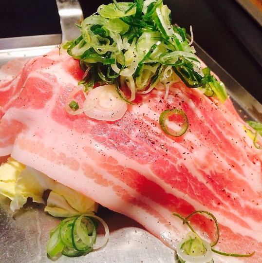 秀麗豚の焼きしゃぶ 特製ポン酢