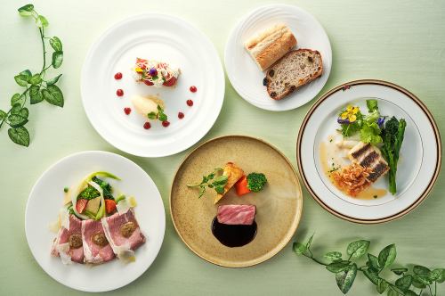 季節ごとに変わるコース