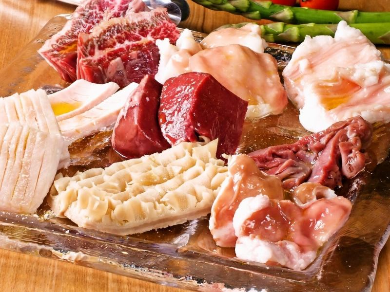 HikoBer's most popular dish ★ [Assortment of 9 kinds of domestic beef hormones]
