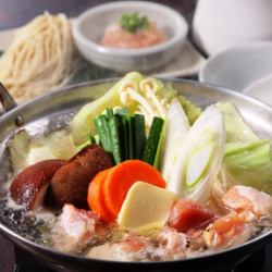 Chicken chanko hotpot (with ramen)