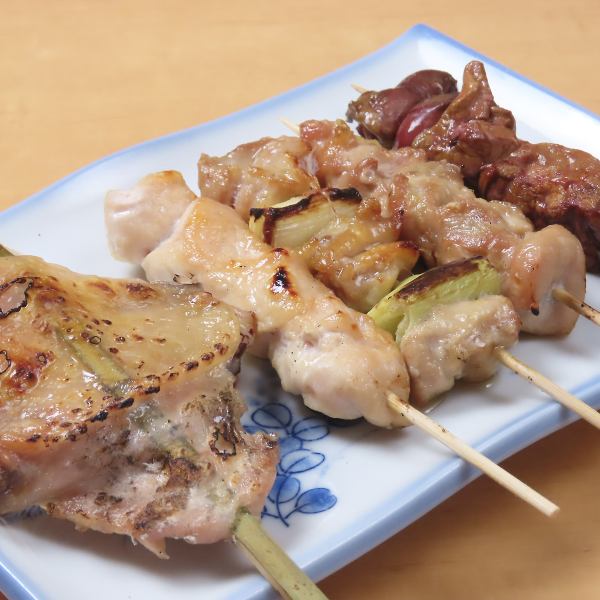 【焼鳥各種】備長炭で焼く！職人が手がける絶品串を心ゆくまで堪能。