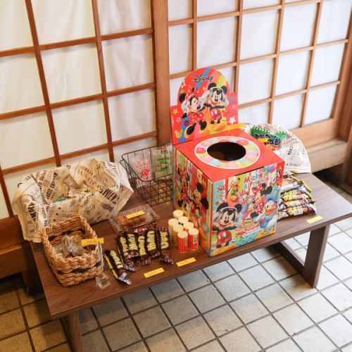 お子様に◎駄菓子コーナー