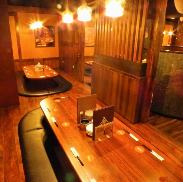 We are particular about not only the cost performance but also the dining space!A stylish restaurant with downlights♪ Popular for various occasions, such as dates, quick drinks, and large parties