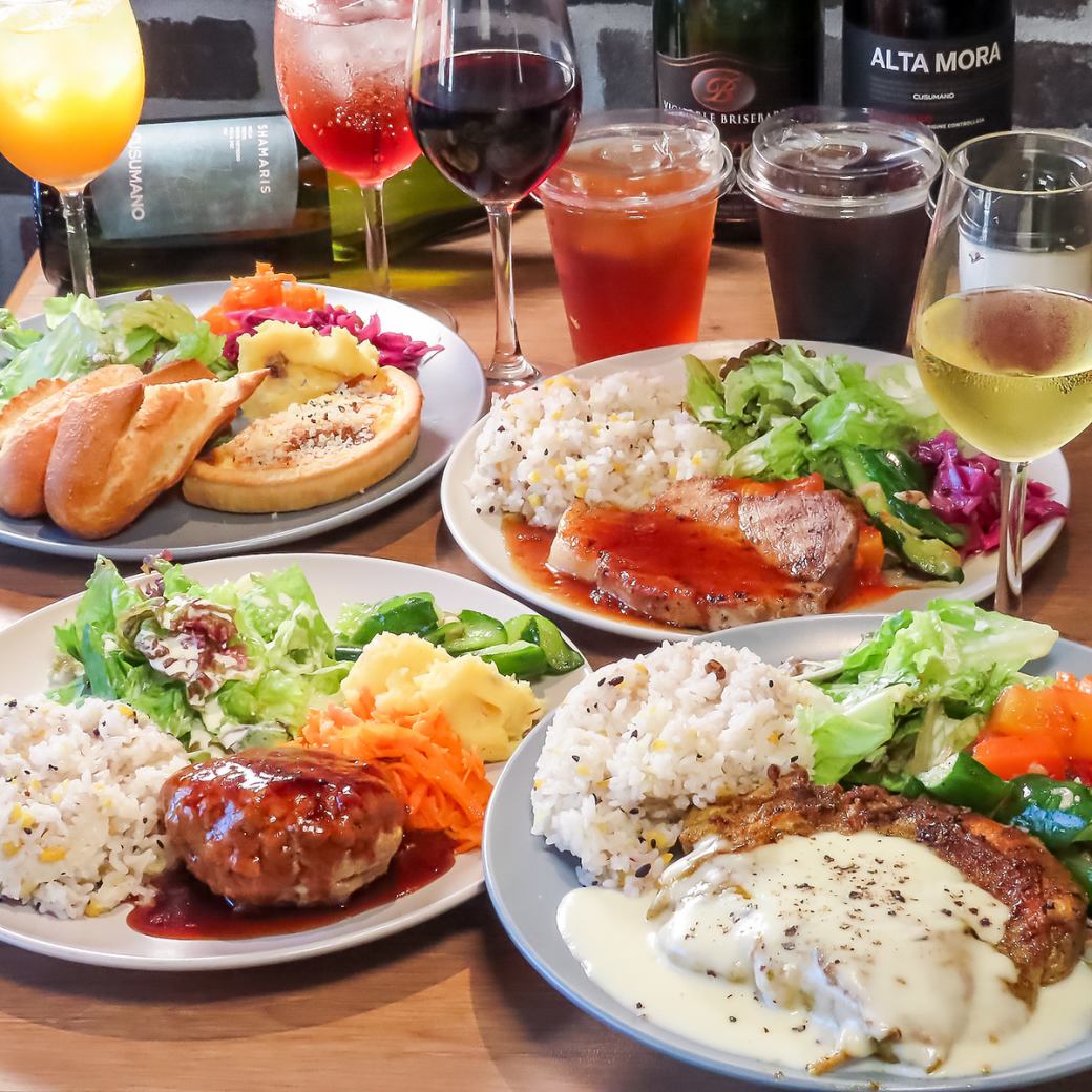 ランチもディナーも楽しめます。