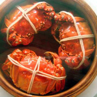 【11月12月】お得な飲み放題パック〈2.5時間制・2名様より〉15,000円(税込・サ別)上海蟹コース