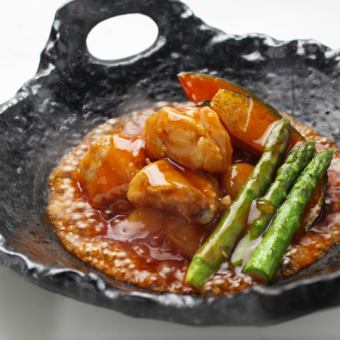 お得な飲み放題パック〈2.5時間制・2名様より〉　15,000円（税込・サ別）フカヒレ活鮑