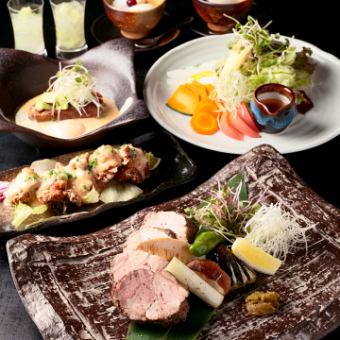 [10/7～]うたげ忘新年会のコース！【コンテスト受賞コース】お席120分制飲み放題付5000円(税込)