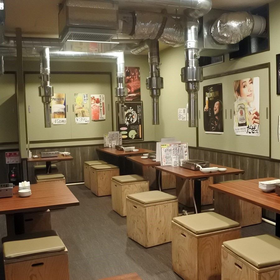 Up to 35 people can be chartered for a private party♪Have a banquet in Funabashi at Yakiniku Harukun