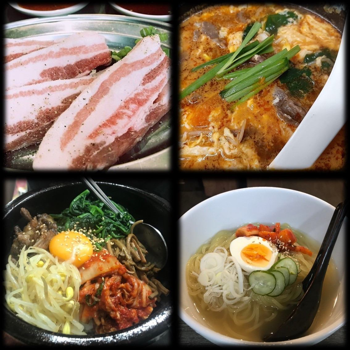 Haru-kun also has excellent Korean dishes such as samgyeopsal, cold noodles, and bibimbap☆