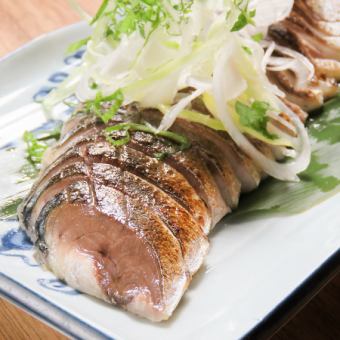 烤半條鯖魚