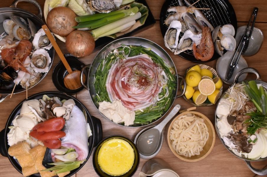 [Banquet course is also Kurobe!] 3 kinds of hot pot courses that the secretary is happy to choose! All 8 dishes + 120 minutes all-you-can-drink course 3500 yen ~