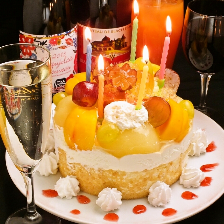 誕生日や記念日などのお祝いシーンもお手伝いいたします♪