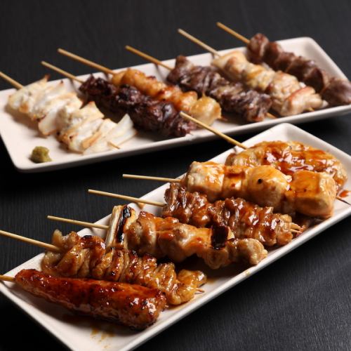 手仕込み焼き鳥！