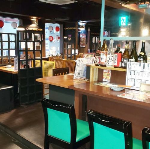  夜景の見えるお席