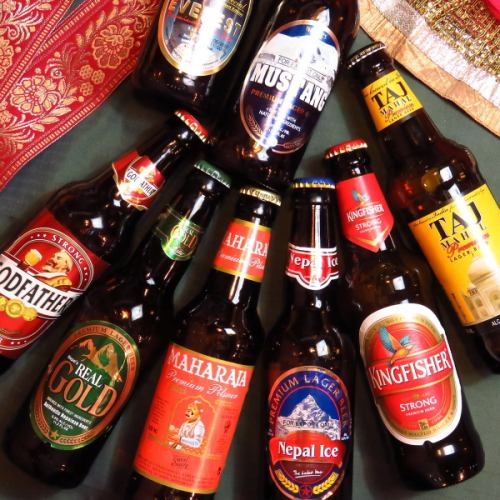 A collection of Indian and Nepalese beers!