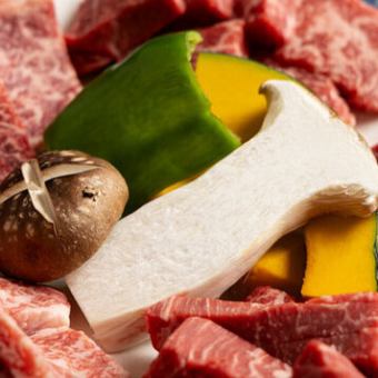 塩タンやカルビなど人気メニューを気軽に！おためしコース 3,850円(税込)