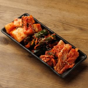 Assorted kimchi