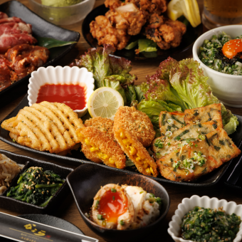 [2 hours of all-you-can-drink with draft beer] Fresh offal drinking course 3,980 yen (tax included)