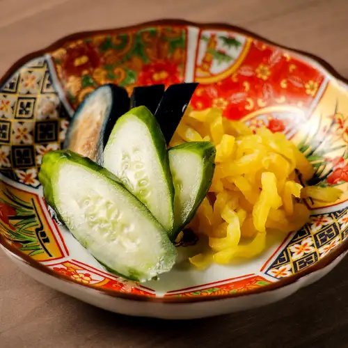 季節のお新香盛り合わせ