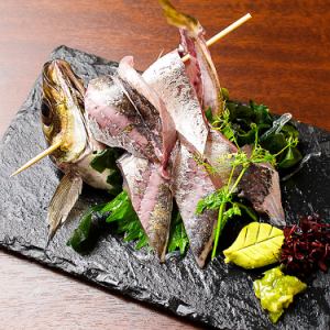 Horse mackerel sashimi